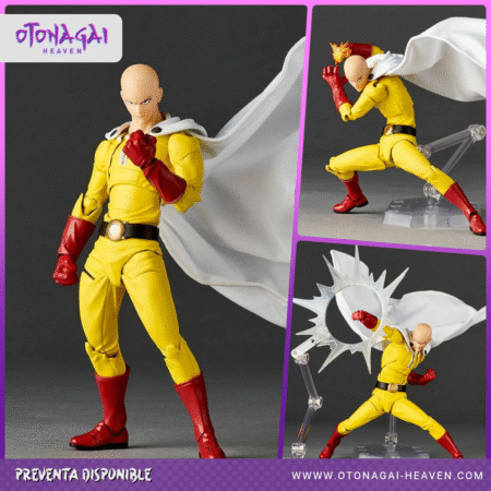 Kaiyodo - Amazing Yamaguchi / Revoltech: One Punch Man - Saitama (Limited + Bonus) (Relanzamiento) [PRE-VENTA]