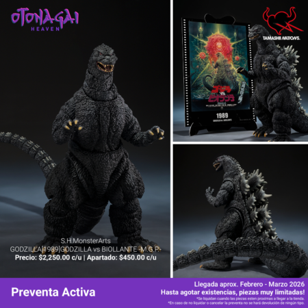 Tamashii Nations - S.H.MonsterArts GODZILLA [1989] GODZILLA vs BIOLLANTE -M.G.P.- [PRE-VENTA]