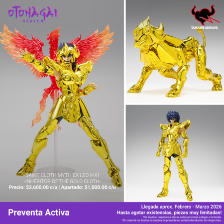 Tamashii Nations - SAINT CLOTH MYTH EX LEO IKKI -INHERITOR OF THE GOLD CLOTH- [PRE-VENTA]